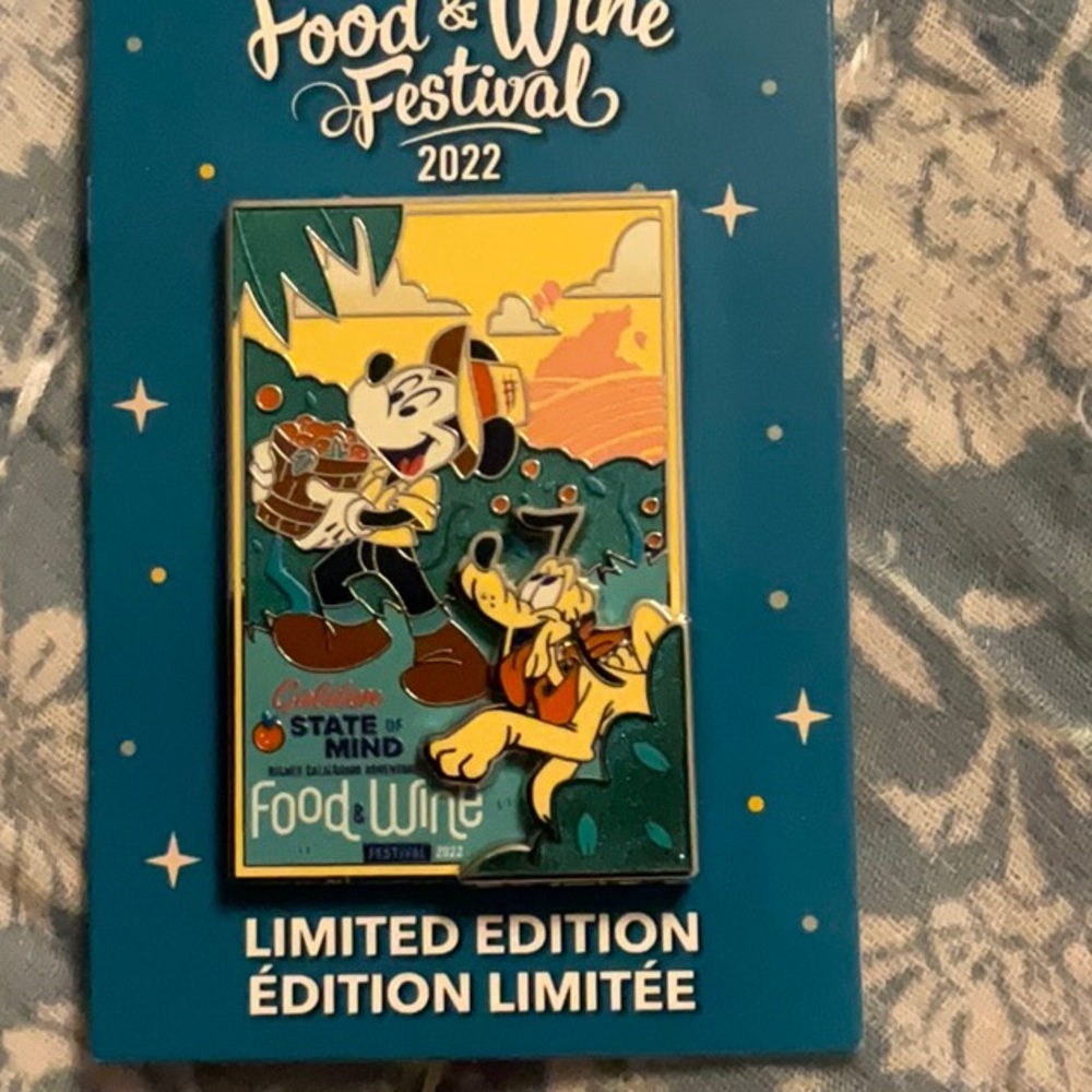 Disney California Food & Wine Festival 2022 Pin